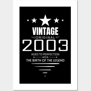 Vintage 2003 - Birthday Gift Posters and Art